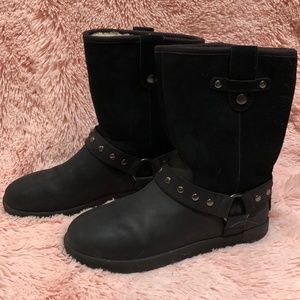 UGG Black Suede Boots for Girls